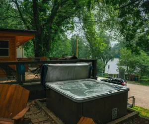 Photo 2 - Lakefront Hilltop Cabin Hot tub Firepit