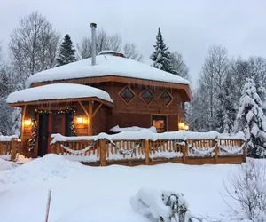 Photo 2 - 1800or Unique 'yurt' Home in Bretton Woods 1 mi to Skiing, Firepit, Foosball, Beach! Hot tub