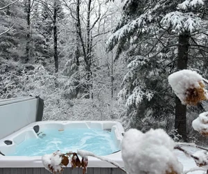 Photo 5 - 1800or Unique 'yurt' Home in Bretton Woods 1 mi to Skiing, Firepit, Foosball, Beach! Hot tub