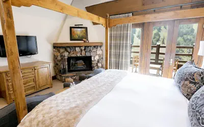 Main Lodge Luxury King Room With Hot Tub Hotel Room by RedAwning