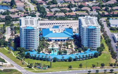 Palms Resort 2813: 2br, Pools, Courts, Gulf Views & Minutes to Beach!