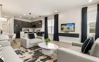 Contemporary 4BR Townhome With Pool Themed Rooms