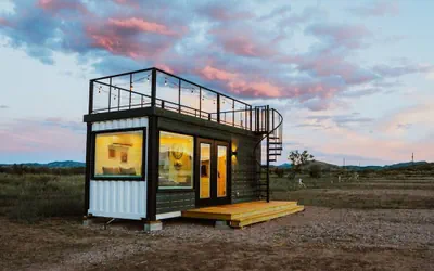 New Starry Night Shipping Container Home