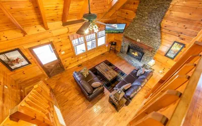 Pigeon Forge Cabin Game Room Dog Friendly Hot Tub