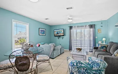 Spacious 2BR Condo With Pool Steps From the Beach