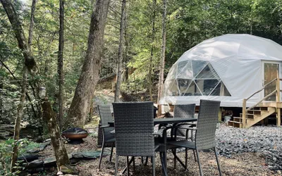 Moonshine Hollow Dome by Rafting