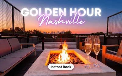 Luxe 4BR With Fire Pit Grill and City Views