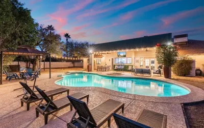 Sdaletreehouse Pool Gameroom Firepit