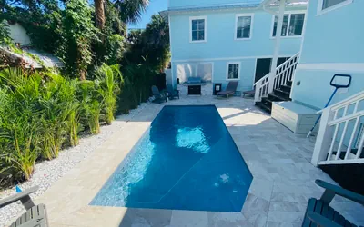 Pass-A-Grille Key West Style Compound Pool BBQ