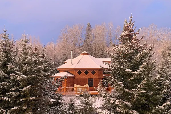 Photo 1 - 1800or Unique 'yurt' Home in Bretton Woods 1 mi to Skiing, Firepit, Foosball, Beach! Hot tub